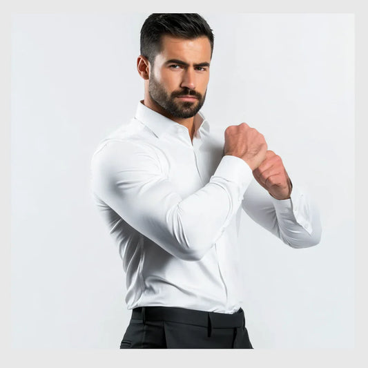 Chemise Infroissable et élastique