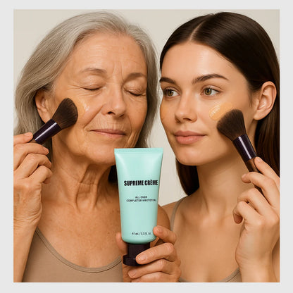 Crème Suprême – Hydratant, anti-cernes et couvrance tout-en-un-Léger et imperméable