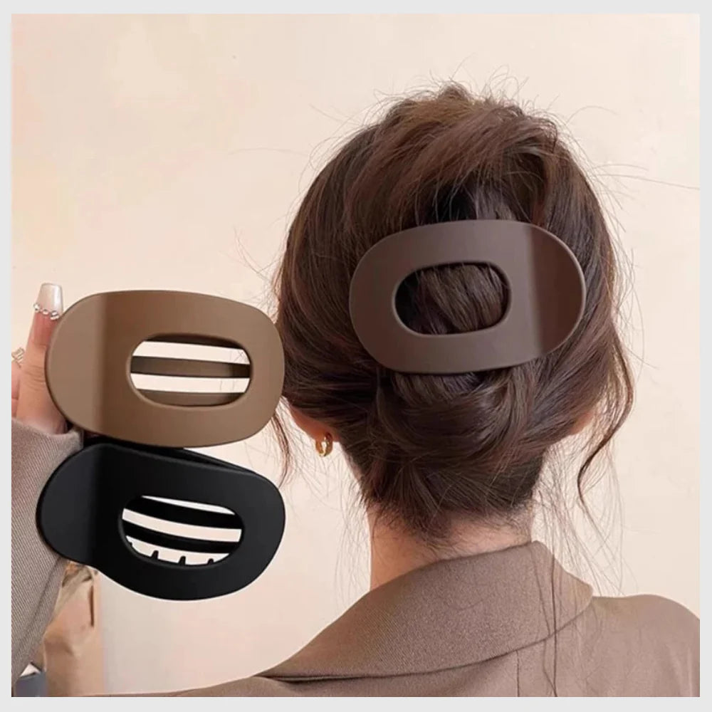 Pince à cheveux de couleur unie