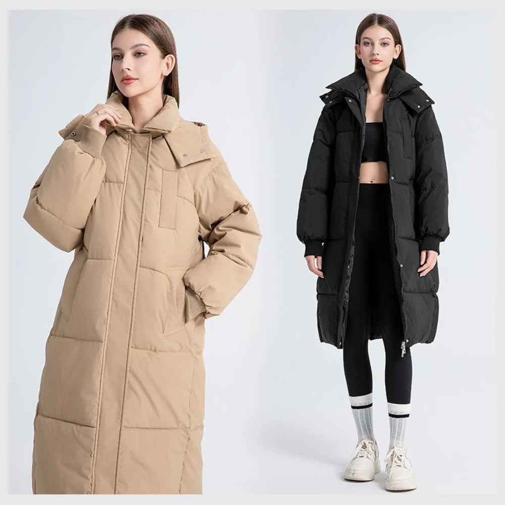 Nordica™  Doudoune Longue Hivernale à Capuche