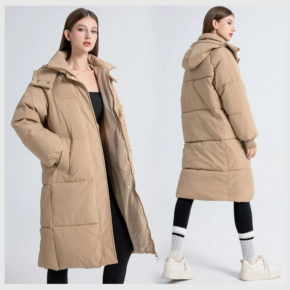 Nordica™  Doudoune Longue Hivernale à Capuche