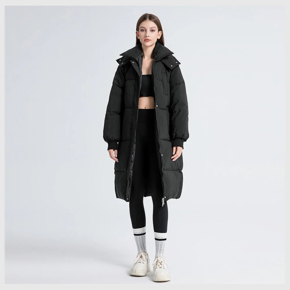 Nordica™  Doudoune Longue Hivernale à Capuche