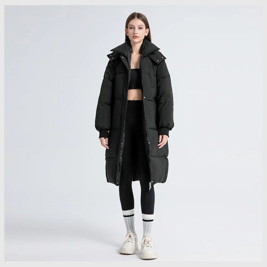 Nordica™  Doudoune Longue Hivernale à Capuche