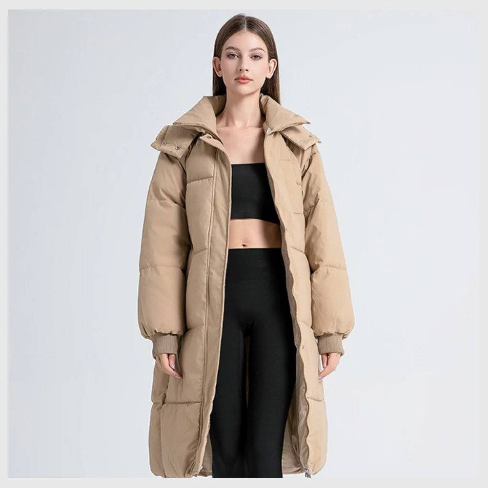 Nordica™  Doudoune Longue Hivernale à Capuche