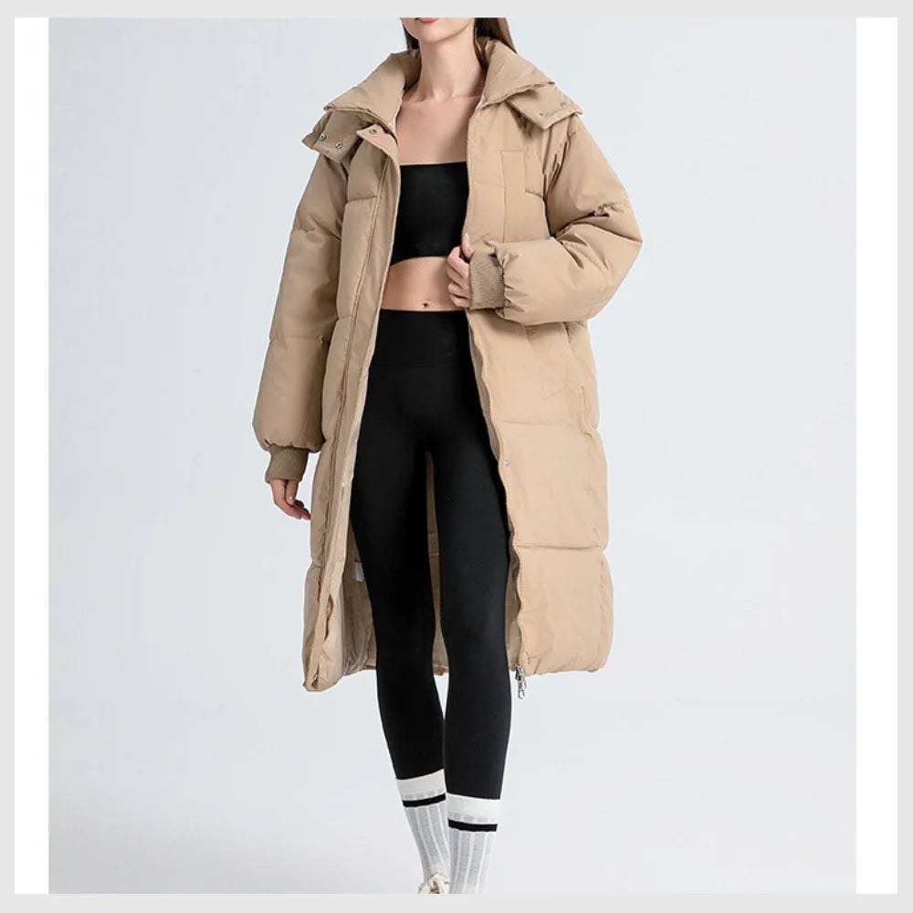 Nordica™  Doudoune Longue Hivernale à Capuche