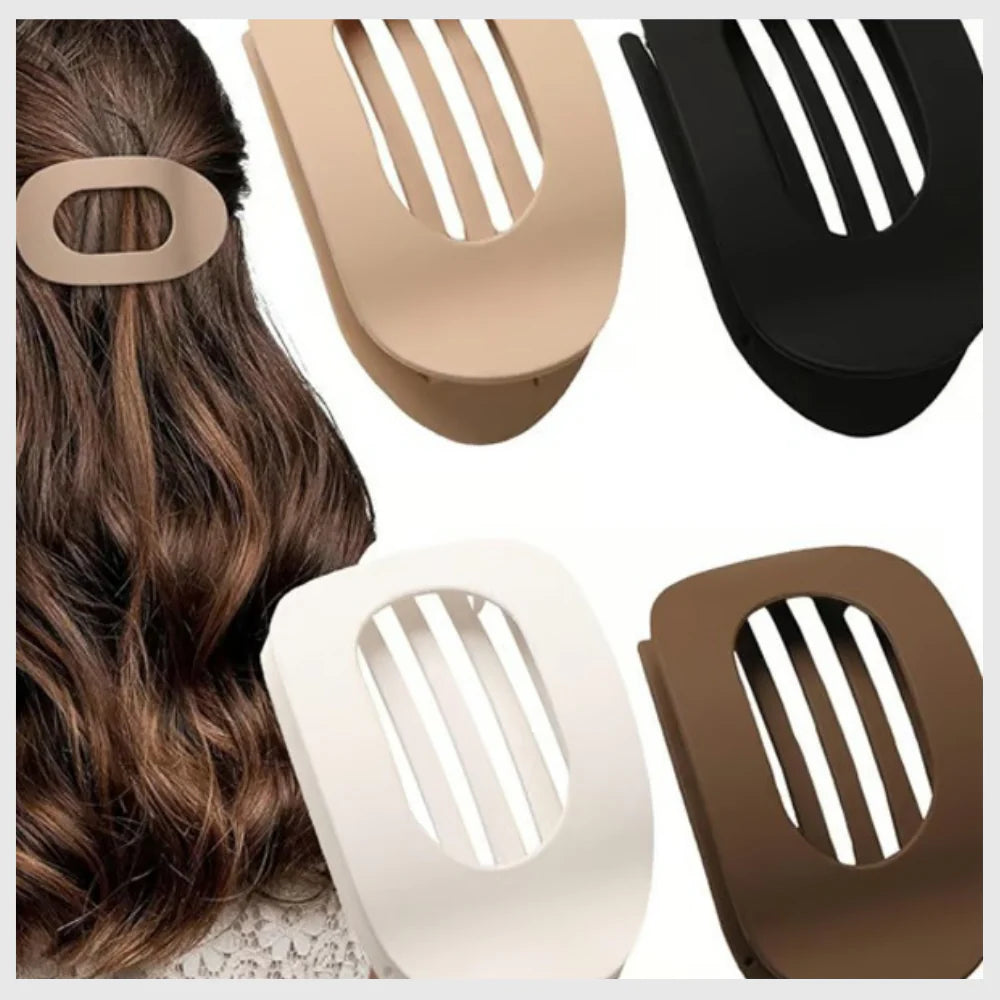 Pince à cheveux de couleur unie