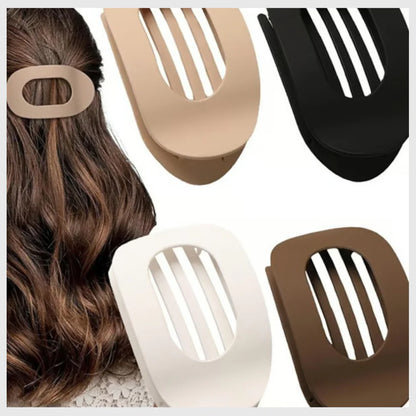 Pince à cheveux de couleur unie
