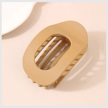 Pince à cheveux de couleur unie