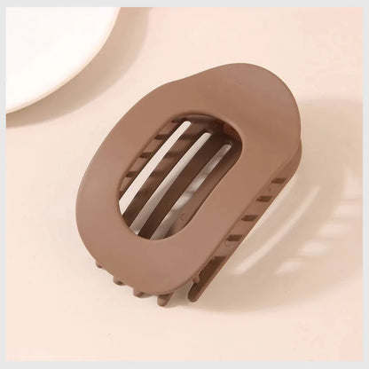 Pince à cheveux de couleur unie