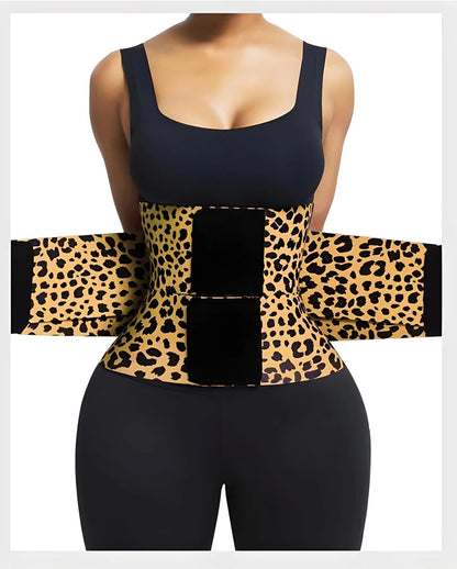 Ceinture abdominale gainante pour la taille et le ventre avec triple enveloppe pour femme