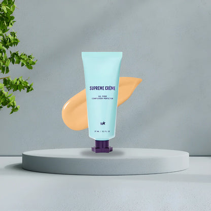 Crème Suprême – Hydratant, anti-cernes et couvrance tout-en-un-Léger et imperméable