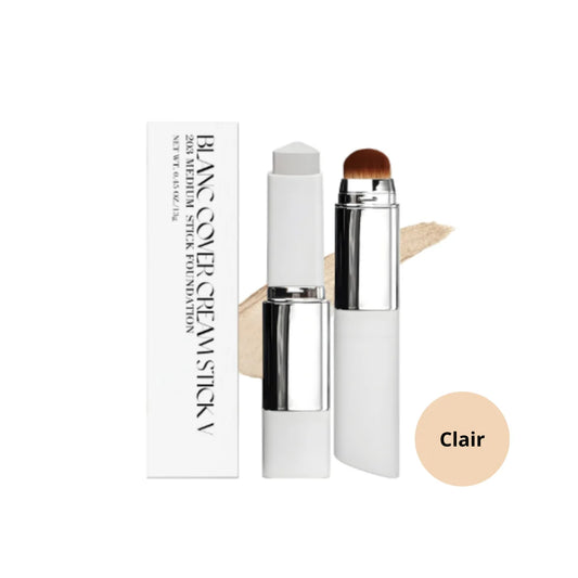 Blanc Cover™ – Stick Fond de Teint Adaptatif & Soin