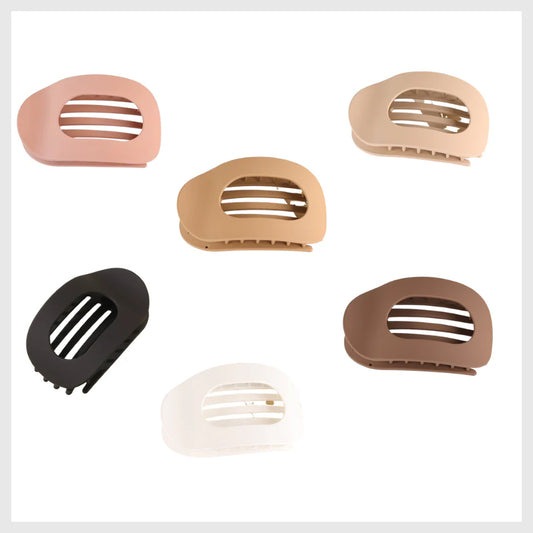 Pince à cheveux de couleur unie